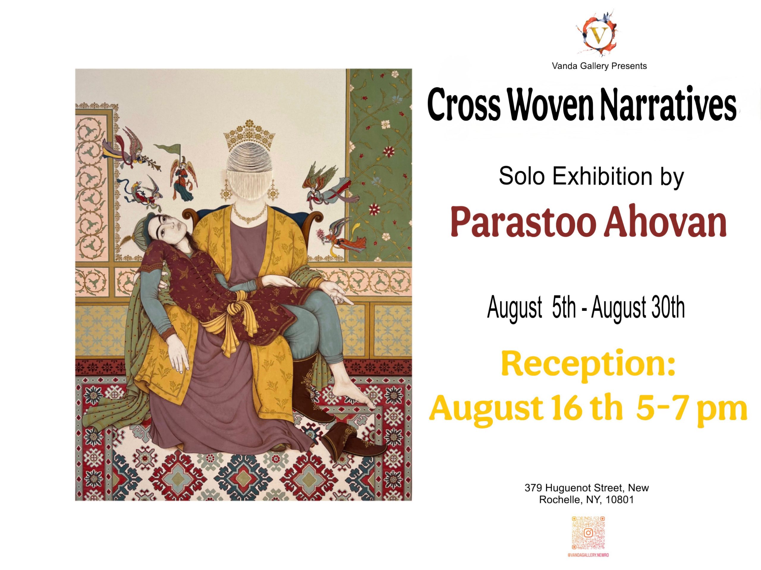 title Solo Exhibition by Parastoo Ahovan
