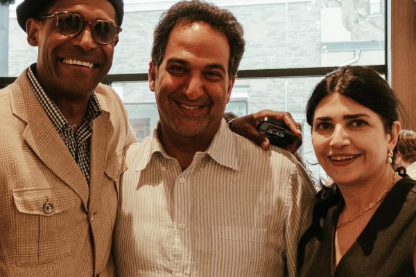 a group of people posing for a photo